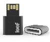 Накопитель USB flash 8ГБ Leef Fuse , серо-белый (USB2.0)
