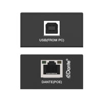2-Канальный USB аудиокодер и декодер Dante с POE, Prestel ADP-2U