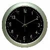 Часы настенные, круглые d 30.5 см, пластик, цв. серебристый, батарейка 1хАА WallC-R02P/silver