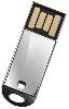 Накопитель USB flash 8ГБ Silicon Power  Touch 830  SP008GBUF2830V1S, серебр. (USB2.0)