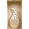 Набор 3D наклеек, 3 шт., 22*42 см, дизайн "высокие вазы с цветами" Nisha-069