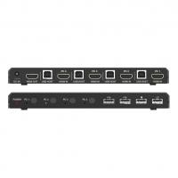 Переключатель KVM, HDMI 2.0b 4x1, USB 2.0, Prestel KVM-4K41H