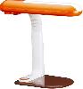 Светильник Бюрократ настольный, на подставке, сенсорный вкл., оранжевый+белый, лампа GY10 18 Вт (в комплекте)