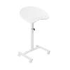 Стол для ноутбука, цвет белый, МДФ, глянц. эмаль, белый металл. каркас, размер 55 см(ш) х 40 см (д) х 58/71 см (в) LT-HG005/white