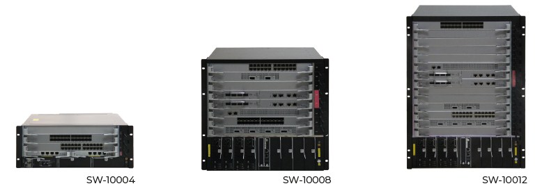 Интеллектуальные маршрутизирующие коммутаторы DCS уровня ядра/агрегации серии SW-1400R