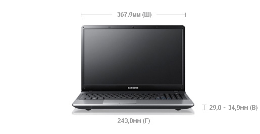 Ноутбук Samsung серии 3 15,6" 300E5A-S0B