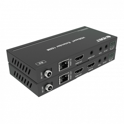 Передатчик и приемник сигнала HDMI по HDBaseT Prestel EHD-4K100