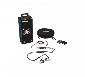 Shure SE215DYCL+UNI-EFS внутриканальные наушники цвет прозрачный