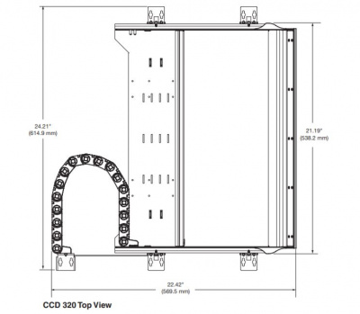 Extron CCD 320 - ящик Cable Cubby