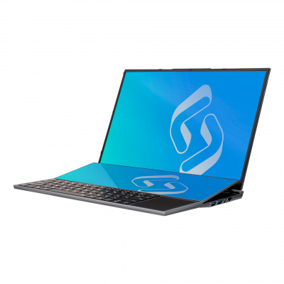 Ноутбук Lideo NTB-1 (8/128 ГБ), 16" IPS FHD + 14" IPS сенсорный дополнительный экран