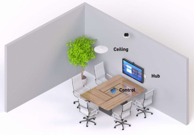 Shure Huddle Set # 1 Stem (Ceiling)