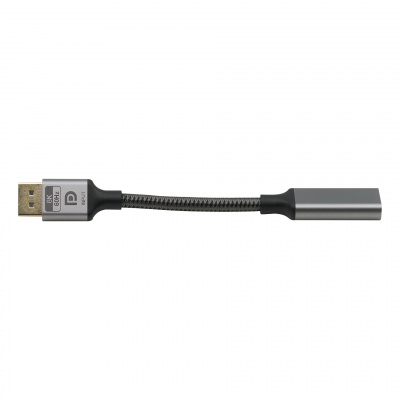 Адаптер кабельный DisplayPort 2.0 (m) - HDMI 2.1 (f), Lideo AC-DP20HD21
