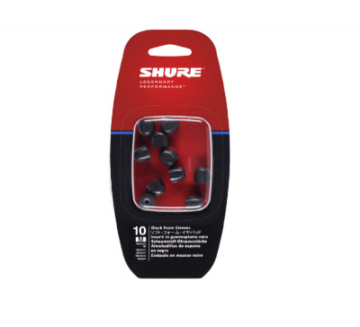 Shure EABKF1-10M Мягкие черные вставки для наушников средние