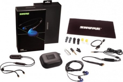 Shure SE846-BLU+BT2-EFS внутриканальные наушники синие