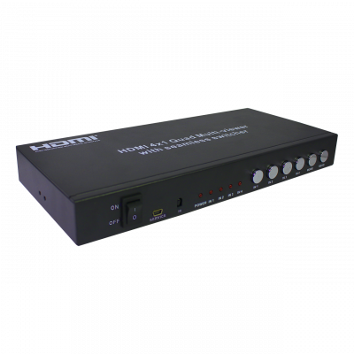 Коммутатор HDMI 4:1 с масштабированием Prestel SW-H41MVS