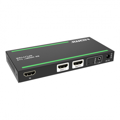Сплиттер 1x2 HDMI 2.1, HDCP 2.3, Lideo SP12A2-8K