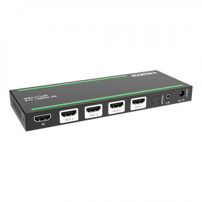 Сплиттер 1x4 HDMI 2.1, HDCP 2.3, Lideo SP14A2-8K
