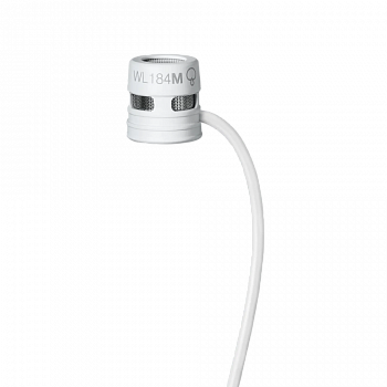 Shure WL184MW/S-LM3 петличный микрофон суперкардиоида LEMO-3 pin белый