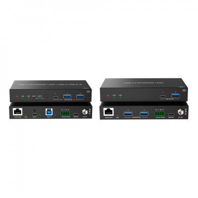 Комплект передачи USB 3.2 по витой паре, до 100м, с двумя входами USB-C/USB-B Prestel ETP-XUSB3BC