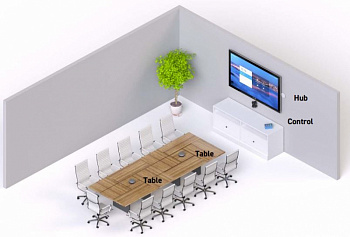 Shure Medium Conference Room # 5 Stem (Table x 2)