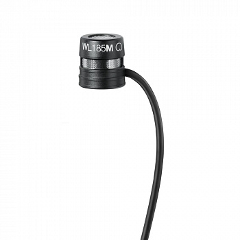Shure WL185MB/C-TQG петличный микрофон, кардиоида, MTQG черный
