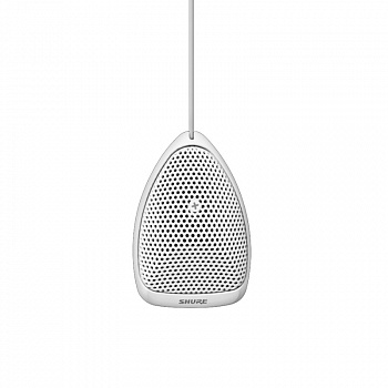 Shure MX391W-A/S Плоский настольный суперкардиоидный микрофон белый