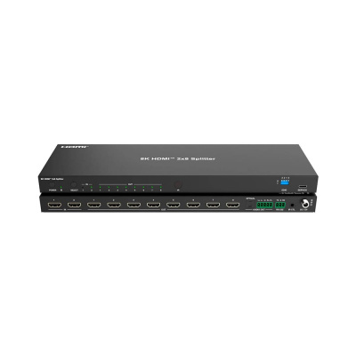 Сплиттер 2x8 HDMI 2.1, HDCP 2.3, Lideo SP28AP-8K