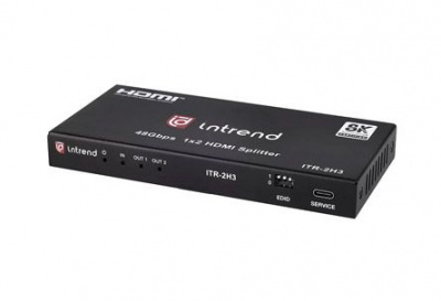 ITR-2H3 Усилитель-распределитель HDMI 1:2, поддержка 8K, деэмбедирование звука