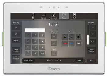 Extron TLC Pro 726M белая 7-дюймовая система управления