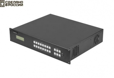 ITMMS-8x8 Шасси модульного матричного коммутатора, 8x8, поддержка 4K60, 2 блока питания