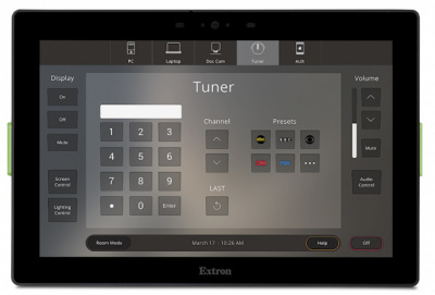 10" система управления Extron TLC Pro 1026M черная