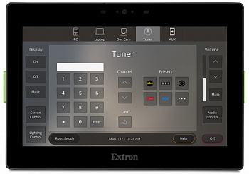 Extron TLC Pro 726M черную 7-дюймовую панель системы управления