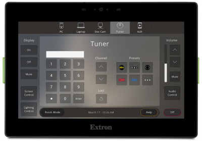 Extron TLC Pro 726M черную 7-дюймовую панель системы управления