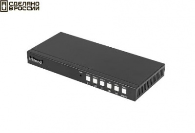 ITSFM-5x1HDC Презентационный коммутатор 5x1, 3-HDMI,1-DP, 1-Type C, бесподрывный, с поддержкой многооконного режима, выход HDBT