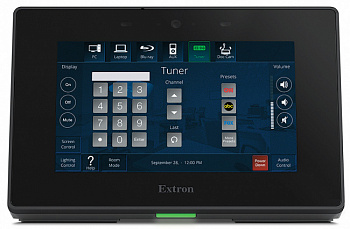 Extron TLP Pro 525T черная панель av управления