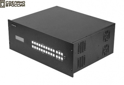 ITMMS-16x16 Шасси модульного матричного коммутатора, 16x16, поддержка 4K60, 2 блока питания