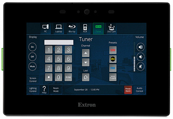 Extron TLP Pro 525M черная панель AV управления