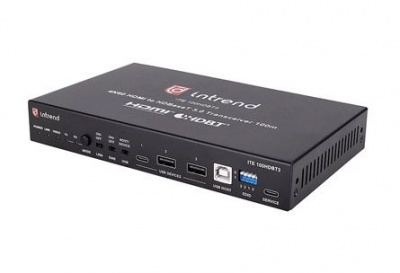 ITE-100HDBT3 Передатчик/приемник сигнала HDMI, HDBT 3.0, поддержка 4K60 до 100 метров, Ethernet, USB 2.0, RS-232, ИК, деэмбедирование звука