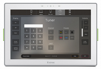 10-дюймовая система управления
Extron TLC Pro 1026M белая