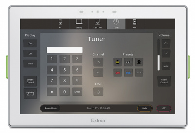 10-дюймовая система управления
Extron TLC Pro 1026M белая